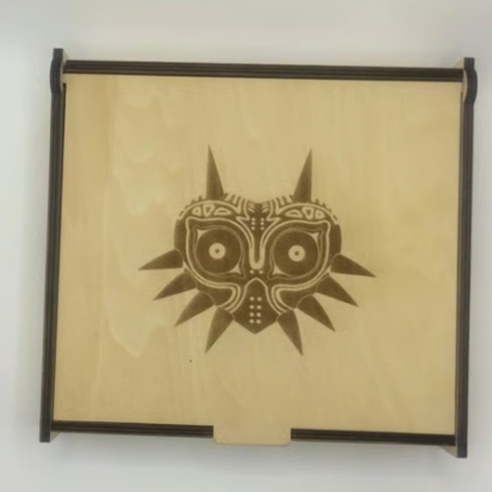 Zelda Majora’s Mask Glass Engraving – A Magical Display Piece
